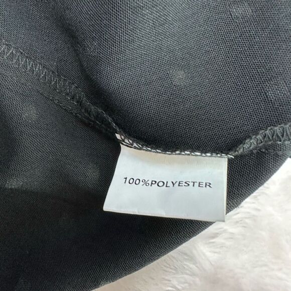 Amazon black eyelet maxi dress size L - Picture 8 of 11